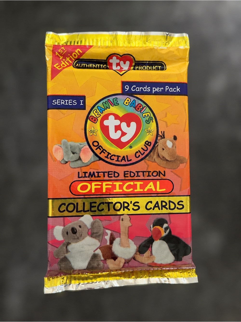 Ty Inc. Beanie Babies Collector's Cards Series I 1st Ed Sealed Pack 1998